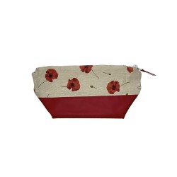 Trousse de voyage coquelicot